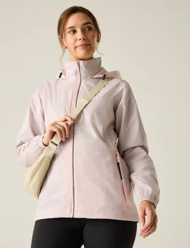 Women's Corinne IV Waterproof Packaway Jacket in Pale Pink Size: 26 - Pale Pink - Size: 26 - Regatta - FashionsVida