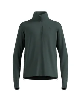 Chaqueta de running Zeroweight Pro Warm Reflective para hombre verde oscuro M - Odlo - FashionsVida