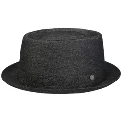 Laramyre Pork Pie Cloth Hat by - anthracite - Size: M (56-57 cm)