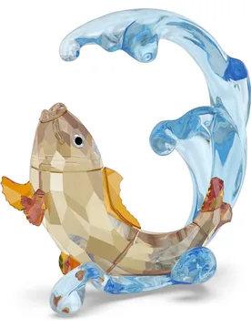 Asian Symbols Carpa Dorata, Multicolore OS - Swarovski - FashionsVida