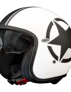 Casco Jet Vintage Star 8 Bm Ece 22-06 - Premier - FashionsVida