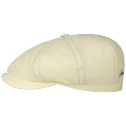 Hatteras Sustainable Cotton Flat Cap by - pastel yellow - Female - Size: S (54-55 cm)