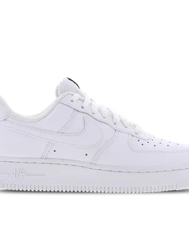 Air Force Women's Sneakers - White - Size 5 - Leather & Textile - White - Size: 5 - Nike - FashionsVida