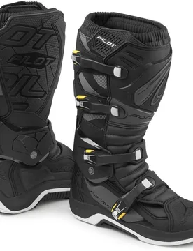 Stivali Moto Cross Enduro MX PILOT Nero Antracite taglia 48 - Forma - FashionsVida
