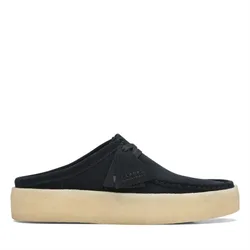 Originals Mens Wallabee Cup Suede Boat Shoes In Black - Size Uk 6
