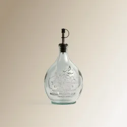 Aceitera de 1 L de vidrio reciclado