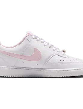 Court Vision Women's Sneakers - White - Size 2.5 - Mesh/Synthetic - White - Size: 2.5 - Nike - FashionsVida