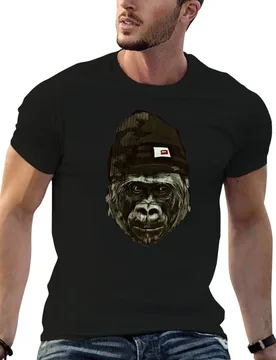 Gorilla T-Shirt t shirts designer anime tshirt cotton t shirts man 100% T-shirt - Aliexpress - FashionsVida