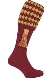 Mens Pebble Shooting Socks with Garters - - Size: 8-10
