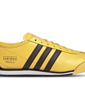 Italia 70S Women's Sneakers - Yellow - Size 6.5 - Leather - Yellow - Size: 6.5 - Adidas - FashionsVida