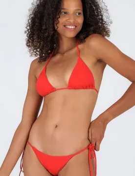 Bikini completo con sujetador triángulo y braga brasileña - Río de Sol - FashionsVida