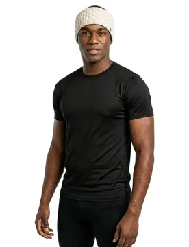 Fleece Lined Headband Almond Donegal One Size Men,Women - Smartwool - FashionsVida