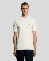 Mens Fine Cotton Slub Polo Shirt - Beige - Size 2xl