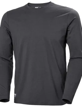 T-shirt à Manches Longues Classic Dark Grey XL - Helly Hansen - FashionsVida