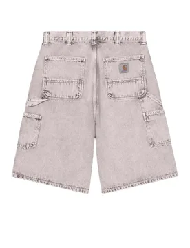 OG Single Knee Short pantaloni corti di jeans - Shale chalk washed - CARHARTT WIP - FashionsVida