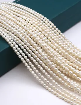 Mm A Natural Freshwater Pearls Threaded Rice Shaped Pearls Spacer Beads for Jewelry Making DIY Necklace Bracelet Accessories - Aliexpress - FashionsVida
