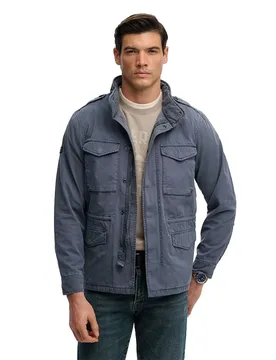 Veste Cotton M65 Washed Blue S Homme - Superdry - FashionsVida