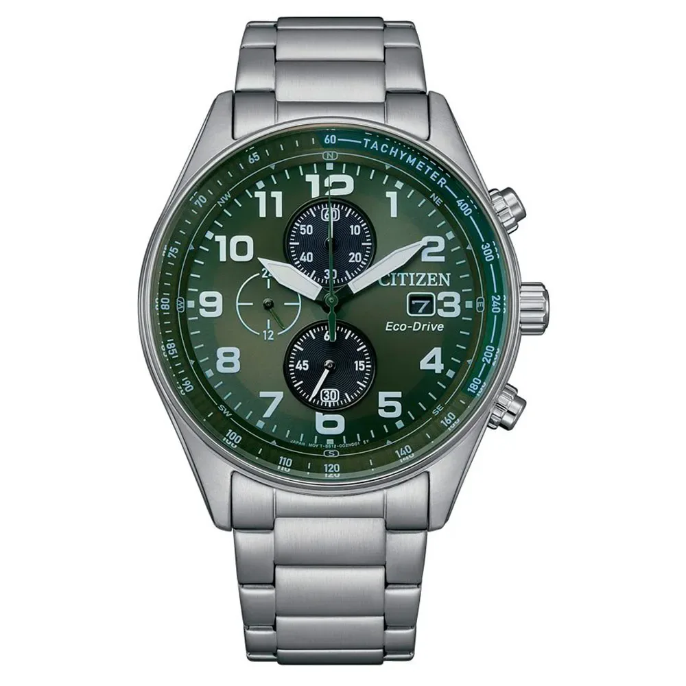 Orologio Ca0770-72x Grey / Green One Size - CITIZEN - FashionsVida