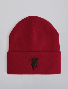 Manchester United x Home Woolie Hat Red None - Adidas - FashionsVida