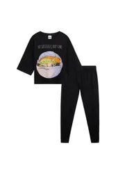 Women's Mandalorian Pyjama Set in Black Size: Medium - Black - Size: M