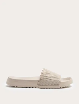 M&S Pool Sliders Ecru male - M&S - FashionsVida
