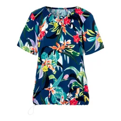 Damen-Bluse „Paradies“ mehrfarbig XXL Damen