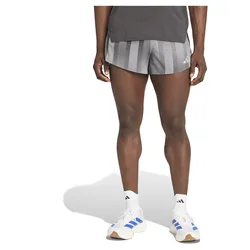Pantaloni Corti Adizero Btn Running Gel 5´´ Grey Three / Grey Five XL
