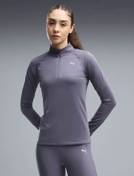 Run Velocity Cloudspun Quarter-Zip Top Purple female - Puma - FashionsVida