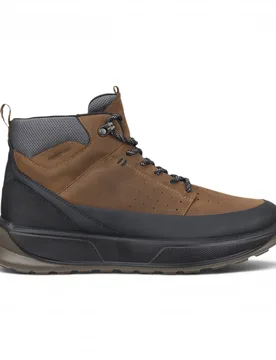 Mens Waterproof Black Tan Leather Outdoor Walking Boots - Byway 2.0 - Size Eu 44 - Ecco - FashionsVida