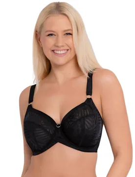 Womens Ck053102 Wonderfull Vibe Full Cup Bra - Black Elastane - Size 40g - Curvy Kate - FashionsVida
