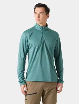 Men's Tech Half-Zip 2.0 Green XS - Opal Green - Male - Helly Hansen - FashionsVida