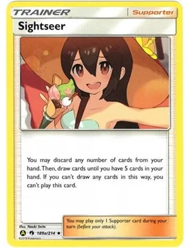 Pokemon SM Lost Thunder 189a/214 Sightseer (Alternative Art) - Pokémon - FashionsVida