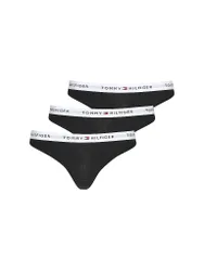 String lot de 3 noir noir L