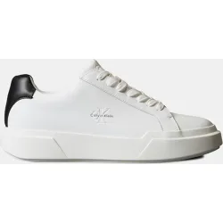 Zapatilla tipo chunky de piel