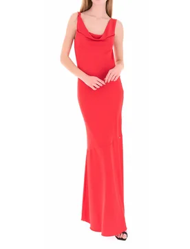 Abito smanicato ROSSO L - Rinascimento - FashionsVida