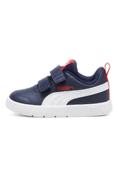 Sneakers blu con doppio strappo Courtflex V3 V Inf 27