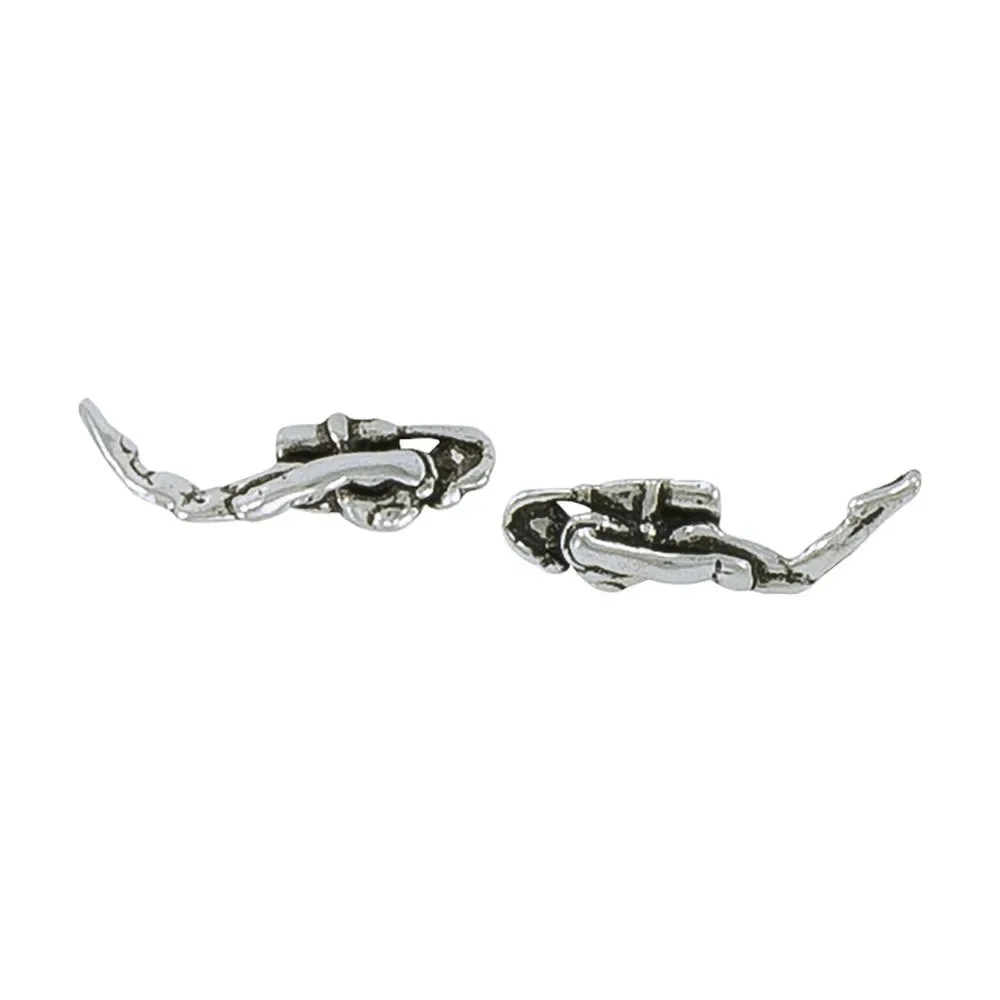 Orecchino Small Diver Post - Dive Silver - FashionsVida