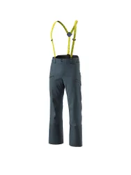 Pantaloni da Sci Alpinismo Uomo Tigard 3L Stretch con Bretelle petrolio L
