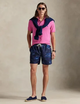 Bañador bermuda de hombre estampado con Polo Bear - Polo Ralph Lauren - FashionsVida