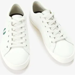 Zapatillas de hombre de tenis baseline de piel con logotipo