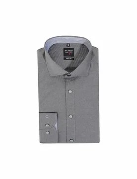 Hemd Body Fit grau 39 Herren - OLYMP LEVEL FIVE - FashionsVida