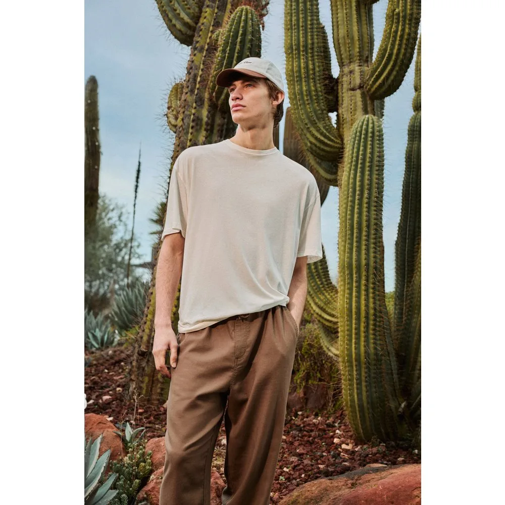Camiseta rústica con lino - Green Coast - FashionsVida