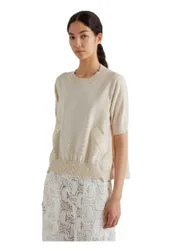 MAGLIA Donna CON INSERTI IN TESSUTO