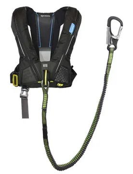 Vito 170n Fitted Hrs System Life Jacket Black One Size unisex - spinlock - FashionsVida