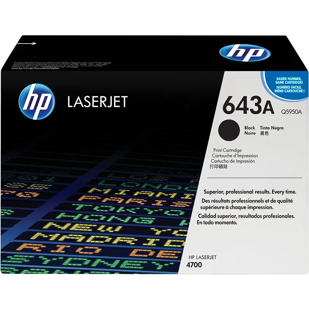 Ink Toner 643a Black One Size unisex - HP - FashionsVida