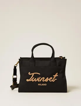 Twinset Cabas en toile avec logo - TWINSET - FashionsVida