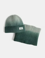 M&S 2 Pack Ombre Snoods Green male