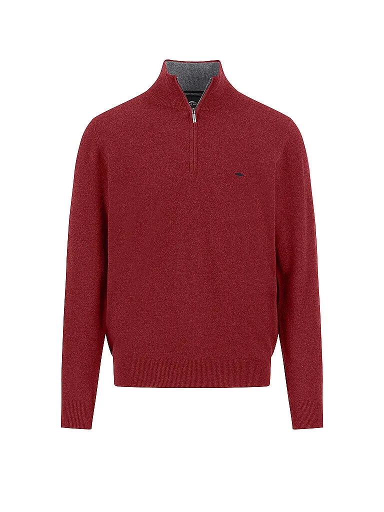 Troyer Pullover rot 4XL Herren - FYNCH-HATTON - FashionsVida