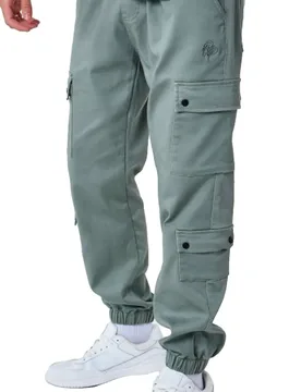 X Paris Pantalon Cargo T19939-1 Khaki Green 32 - Pro-Ject - FashionsVida