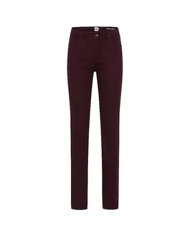 Pantaloni Slim Fit SHAKIRA rosso scuro 40 (corto) - Brax - FashionsVida